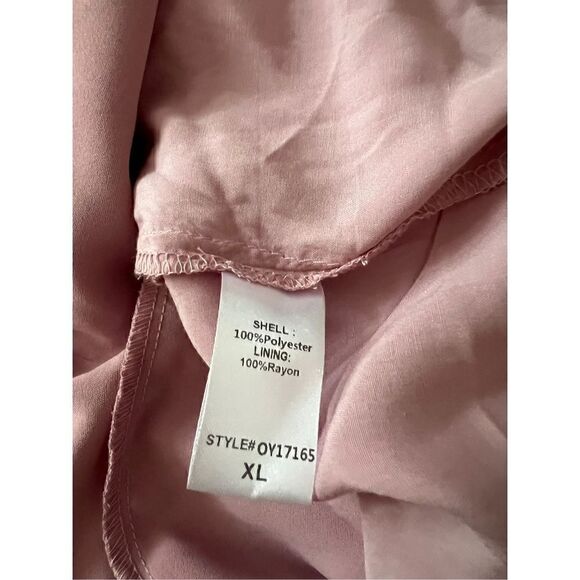 DO+BE Mauve V-Neck Dress - Women’s XL NEW - Picture 9 of 9